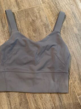 Lululemon Open Back Tank Top Blueish Gray